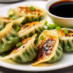 Gyoza Vegetariani alla Piastra 